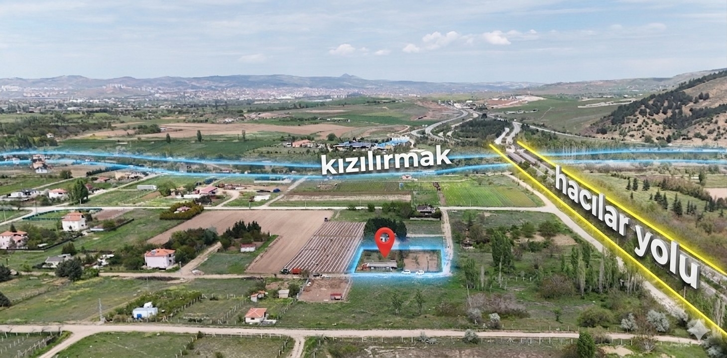 İ&F DEN IRMAK YAKINI 681 m2 HAVUZLU BAHÇE (AÇIKLAMAYI OKUYUNUZ)